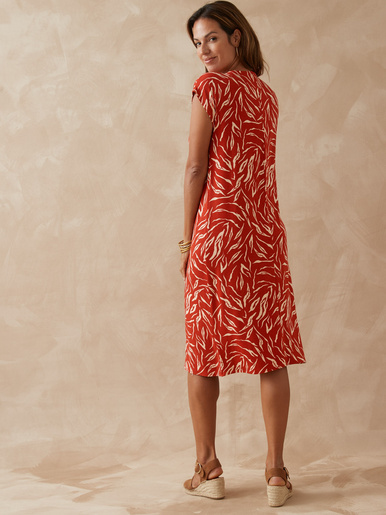 Robe en maille avec perles fantaisie - Daxon - 