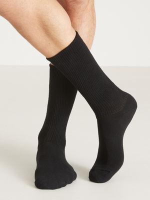 Lot 2 paires mi-chaussettes pieds larges