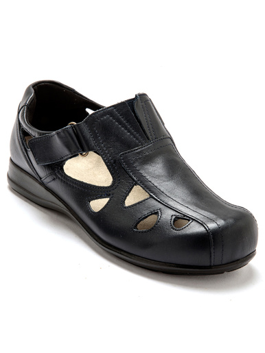 Derbies ultra larges semelle amovible - Pédiconfort - Marine
