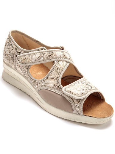 Sans-gêne à ouverture totale - Pédiconfort - Imprimé beige
