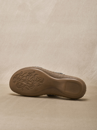 Mules cuir, ouverture totale - Pédiconfort - 