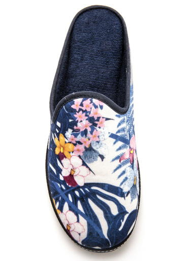 Mules coton et éponge