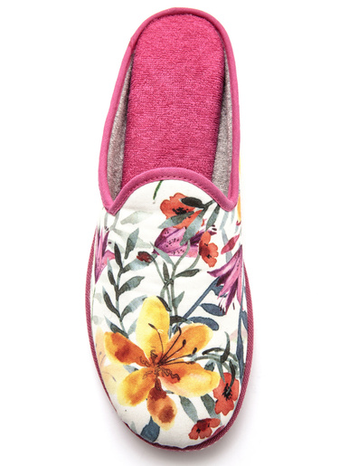 Mules coton et éponge