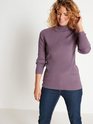 Pull chaussette, col montant