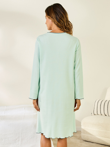 Chemise de nuit courte interlock
