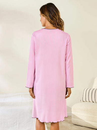 Chemise de nuit courte interlock
