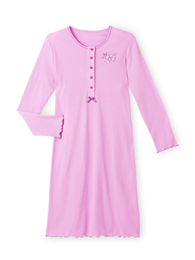Chemise de nuit courte interlock - Daxon - 