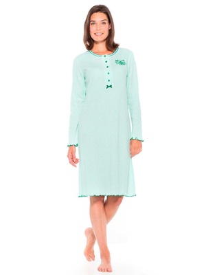 Chemise de nuit courte interlock