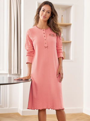 Chemise de nuit courte interlock