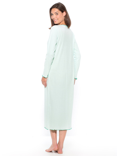 Chemise de nuit longue, interlock