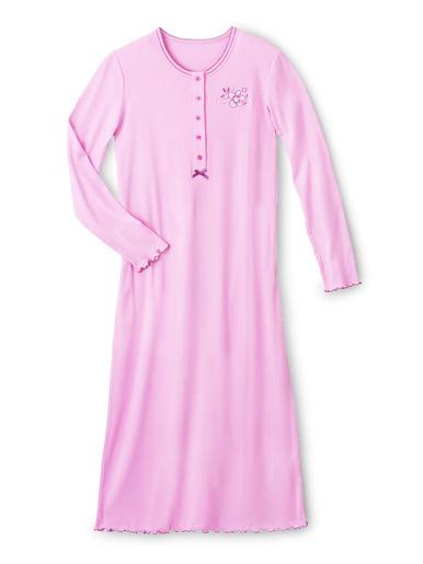 Chemise de nuit longue, interlock - Daxon - 