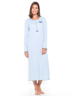 Chemise de nuit longue, interlock