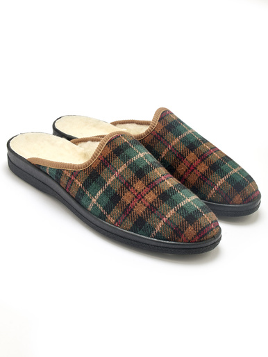 Mules mixtes fourrées laine majoritaire