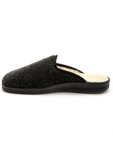 Mules mixtes fourrées laine majoritaire