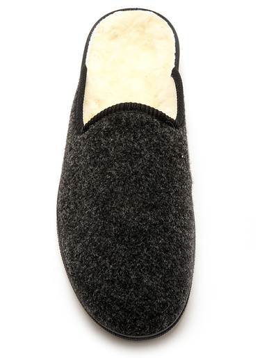 Mules mixtes fourrées laine majoritaire