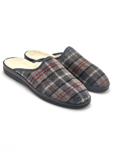 Mules mixtes fourrées laine majoritaire