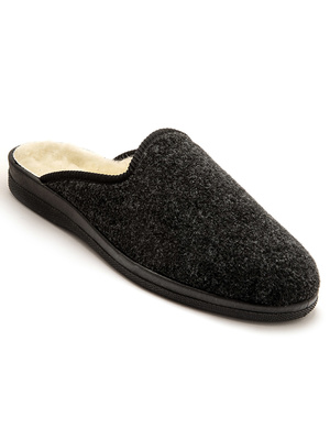 Mules mixtes fourrées laine majoritaire