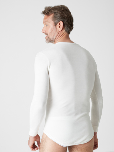 Lot de 2 maillots de corps coton/laine