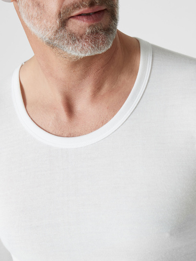 Lot de 2 maillots de corps coton/laine
