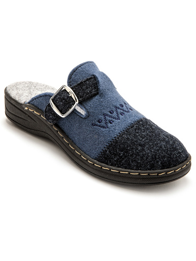 Mules ultra légères matière recyclée - Pédiconfort - Bleu/marine