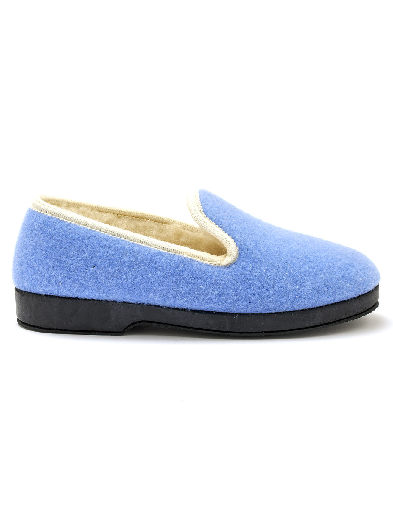 Pediconfort Pantofole Miste Imbottite Da Uomo: Ciabatte In Lana Con Fodera Calda E Suola In Gomma - 4