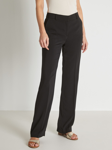Pantalon droit élastiqué dos - Daxon - Noir