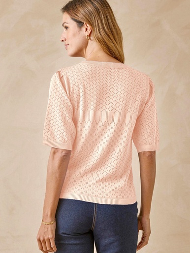 Pull manches au coude