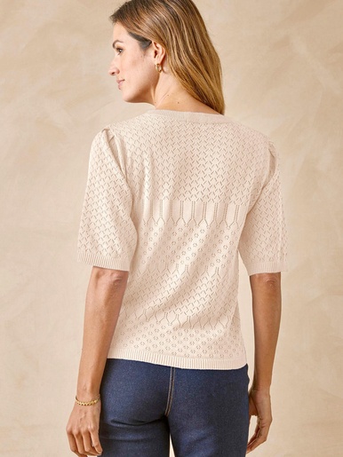Pull manches au coude