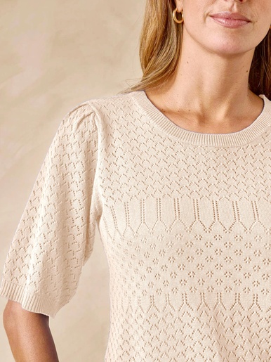 Pull manches au coude