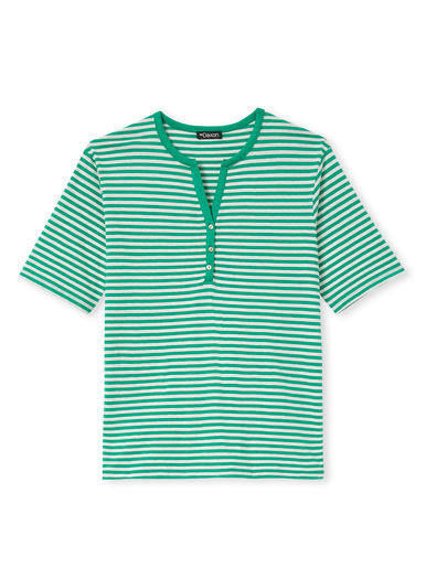 Tee-shirt marinière avec lin