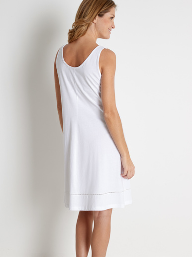 Fond de robe en pur coton long. 90cm