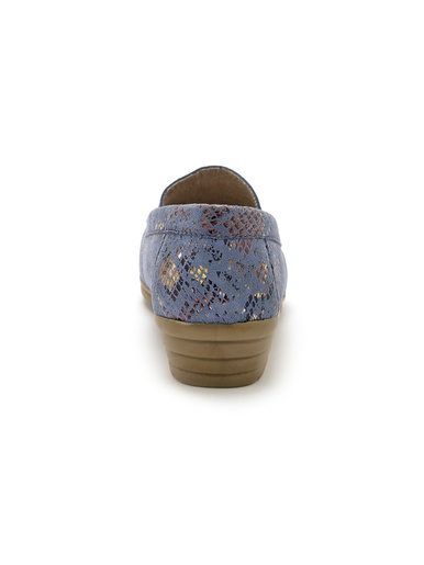 Mocassins cuir imprimé - Pédiconfort - 
