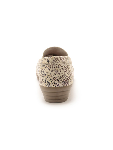 Mocassins cuir imprimé - Pédiconfort - 