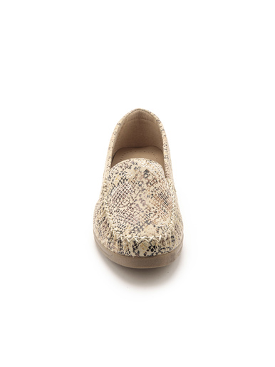 Mocassins cuir imprimé - Pédiconfort - 