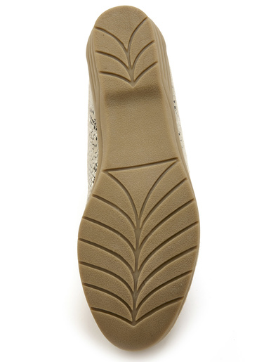 Mocassins cuir imprimé