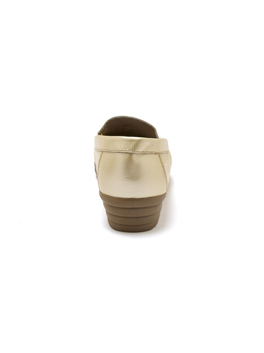 Mocassins cuir imprimé