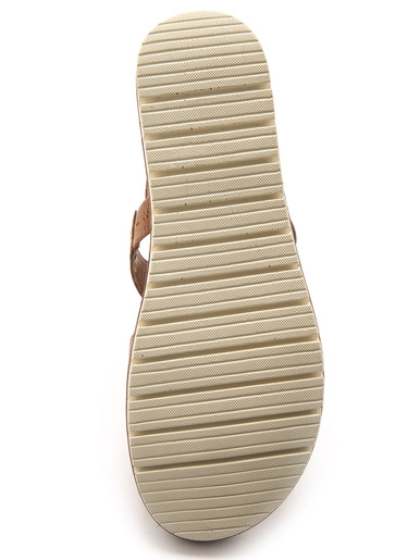 Sandales cuir motifs ajourés