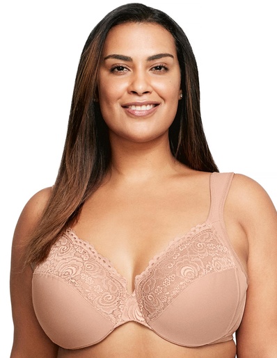 Soutien-gorge bretelles confort - Glamorise - Marron