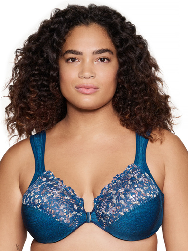 Soutien-gorge à ouverture devant - Glamorise - Jean foncé