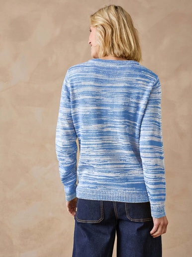 Gilet cardigan chaud col rond