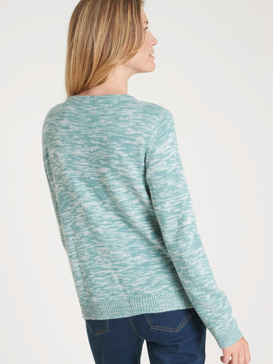Cardigan en maille torsadée