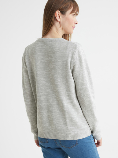 Cardigan en maille torsadée
