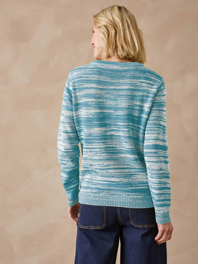 Cardigan en maille torsadée