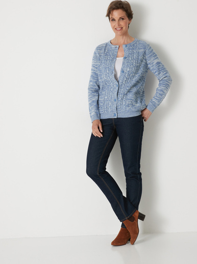 Cardigan en maille torsadée