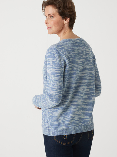 Cardigan en maille torsadée