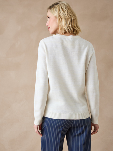 Cardigan en maille torsadée