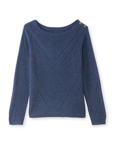 Pull en côtes perlées - Daxon - 