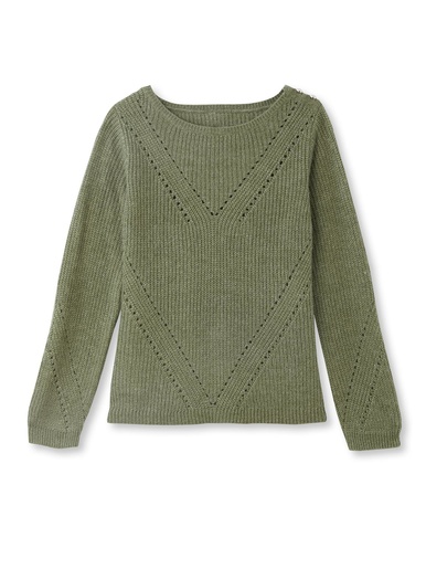 Pull en côtes perlées - Daxon - 