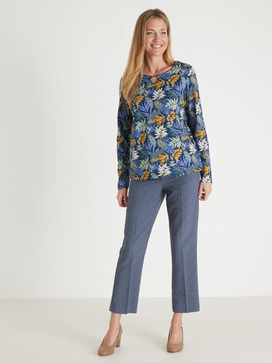 Tee-shirt encolure fantaisie