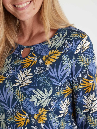 Tee-shirt encolure fantaisie